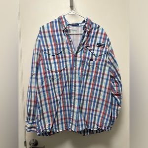 Men’s Columbia PFG, long sleeve size medium